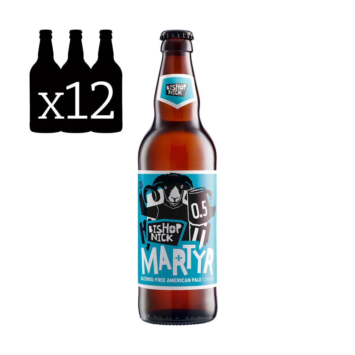 Martyr 0.5  (12 x 500ml bottles) - ALCOHOL-FREE