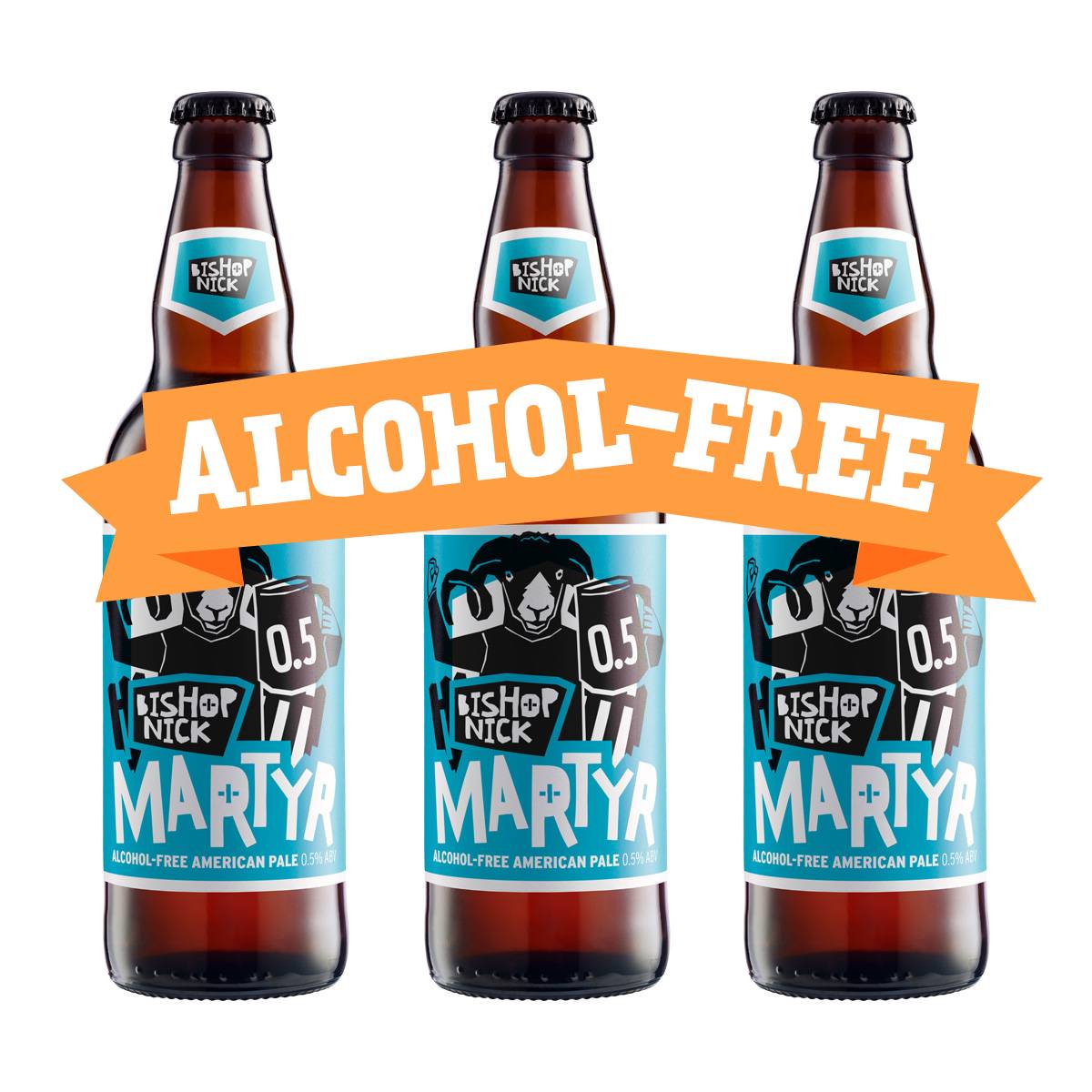 Martyr 0.5  (12 x 500ml bottles) - ALCOHOL-FREE