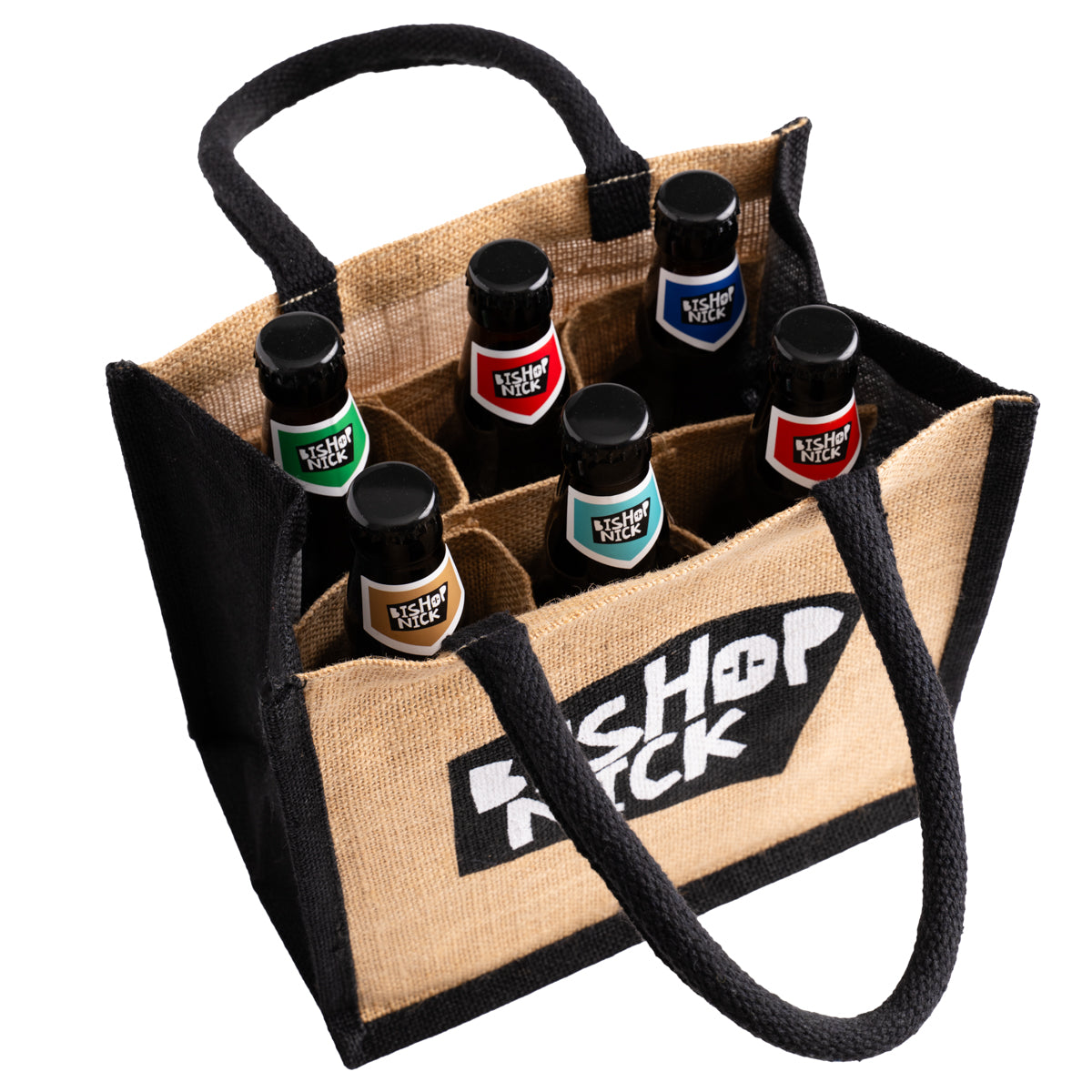 6 x Core Beers with jute bag