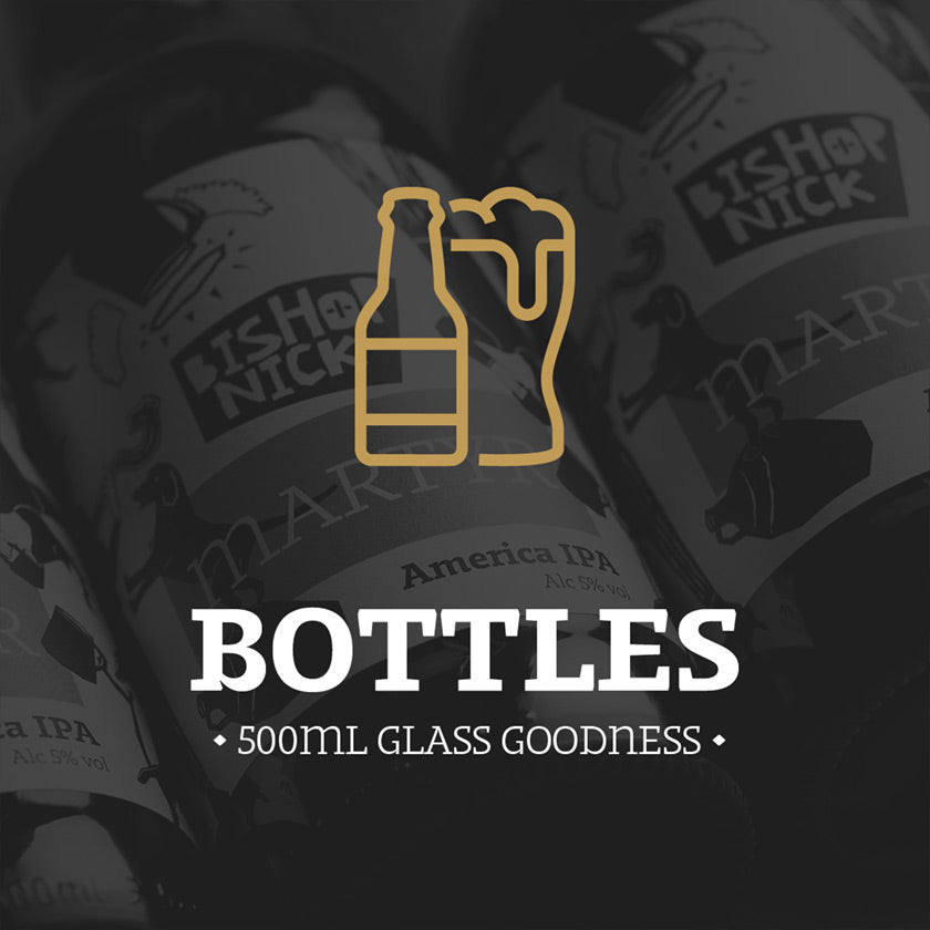 Our Range of Bottled Beer from Bishop Nick Brewery