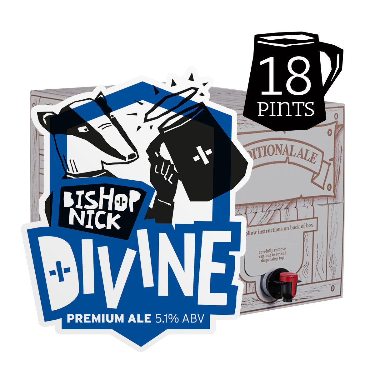 18 pint Minipin  (Bag in box)