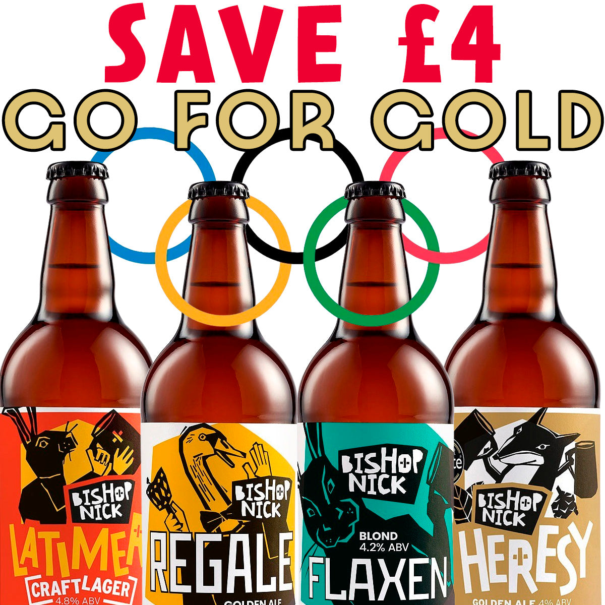 Olympic Gold Mixed Case (12 x 500ml bottles)